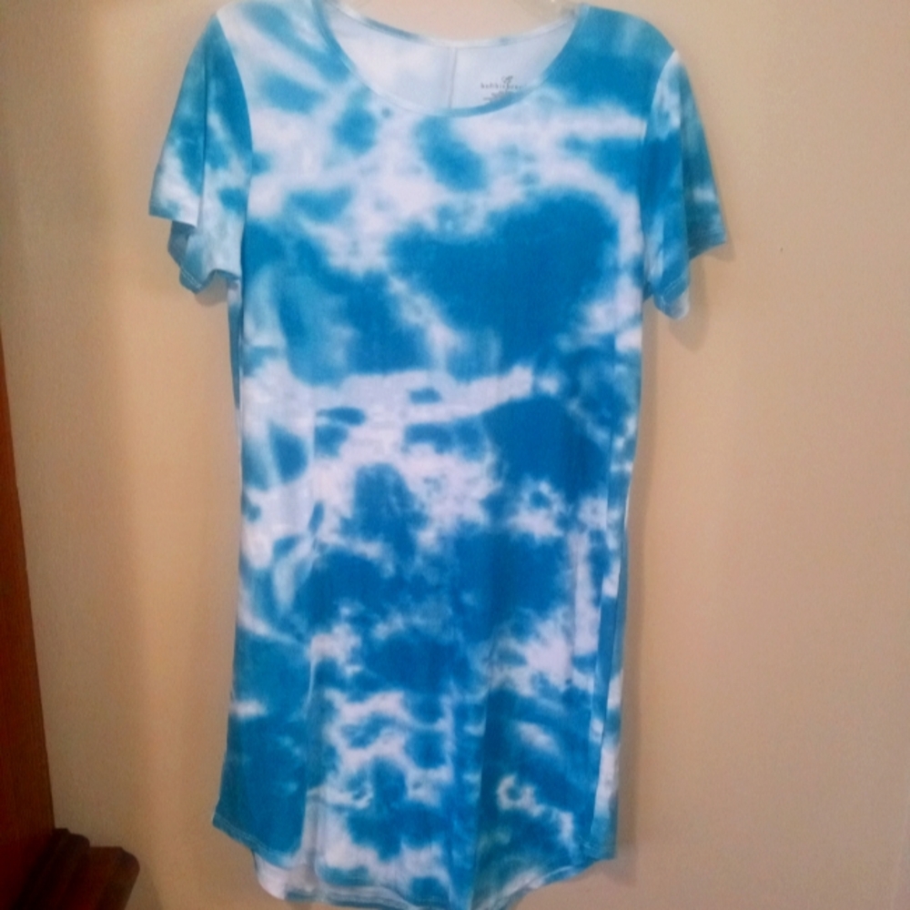 Stretchy Bobbie Brooks Teal/White SZ M